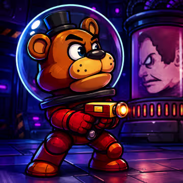 Thumbnail game - FNF X FNAF 57 Freddy In Space