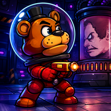 FNF X FNAF 57 Freddy In Space