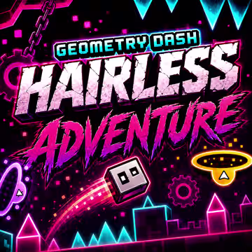 Thumbnail game - Geometry Dash Hairless Adventure