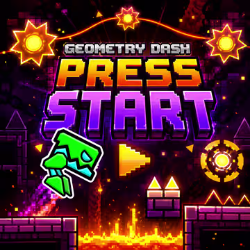 Thumbnail game - Geometry Dash Press Start
