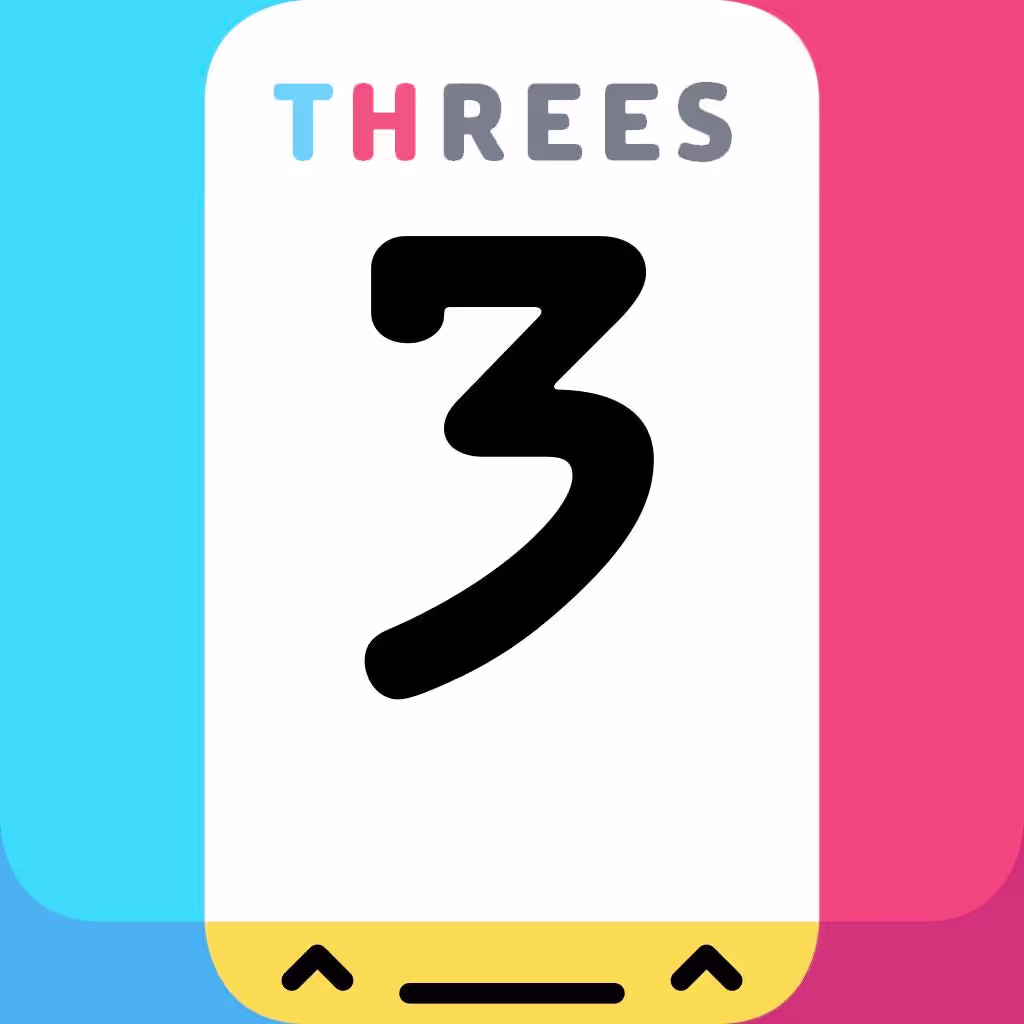 Thumbnail game - Threes