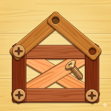 Woodnuts Bolts Puzzle